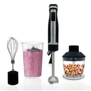 Blendtec - Immersion Hand Blender - Blender, Mixer and Food Processor - 3 in 1 Kitchen All Purpose Tool - Stainless Steel