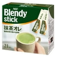 thumbnail image 1 of AGF Blendy Stick Matcha Green Tea au lait Milk 20 Packs Made in Japan - Tokyo Sakura Mall, 1 of 7