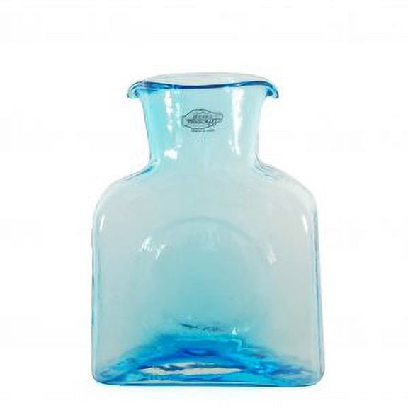 Blenko Glass Water Bottle, Ice Blue (0384002801)