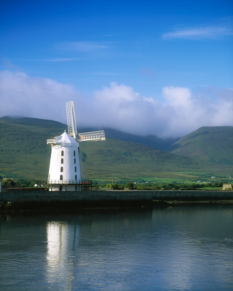 Blennerville Windmill Tralee Co Kerry Ireland Windmill Built In 1800 Canvas Art - The Irish Image Collection Design Pics (13 x 17)