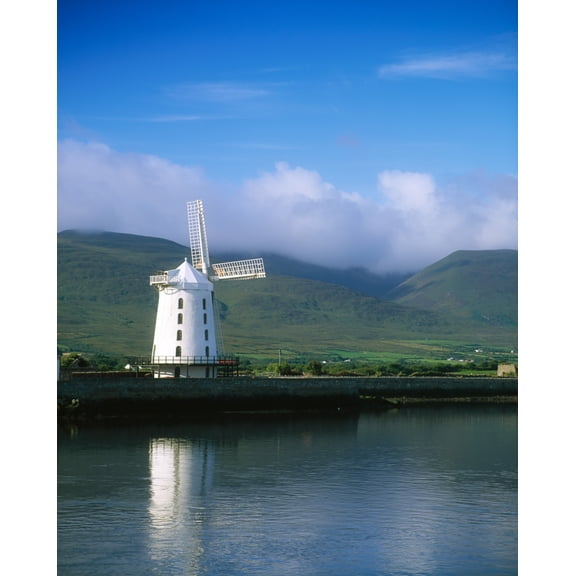 Blennerville Windmill Tralee Co Kerry Ireland Windmill Built In 1800 Canvas Art - The Irish Image Collection Design Pics (13 x 17)