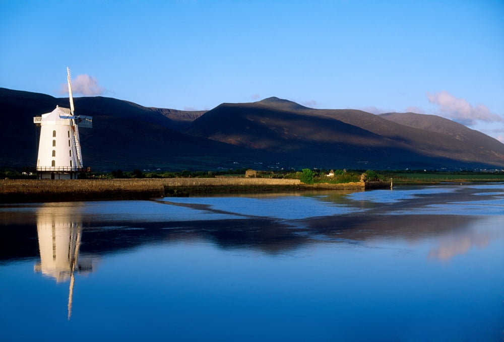 Blennerville Windmill Tralee County Kerry Ireland Canvas Art - The Irish Image Collection Design Pics (36 x 24)