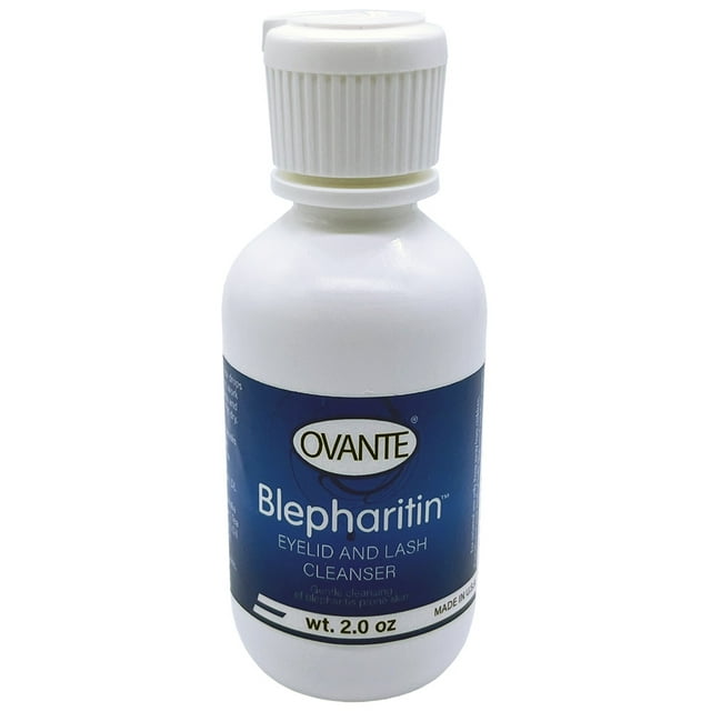 Blepharitin Natural Cleanser Wash for Blepharitis, Itchy Eyelids Treatment, Ocular Rosacea