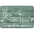 thumbnail image 1 of Bless This Home and All Who Enter Welcome Non-Slip Absorbent Resist Dirt Doormat Entrance Rug Inside Floor Mats for Home Bedroom Kitchen Front Porch 16"×24", 1 of 4