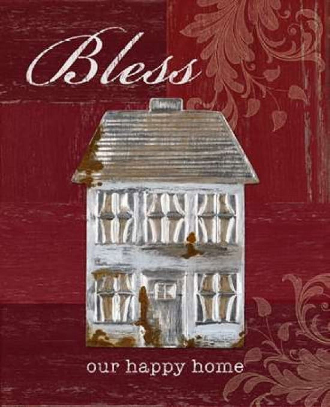Bless Our Happy Home Canvas Art - Sam Appleman (20 x 24)
