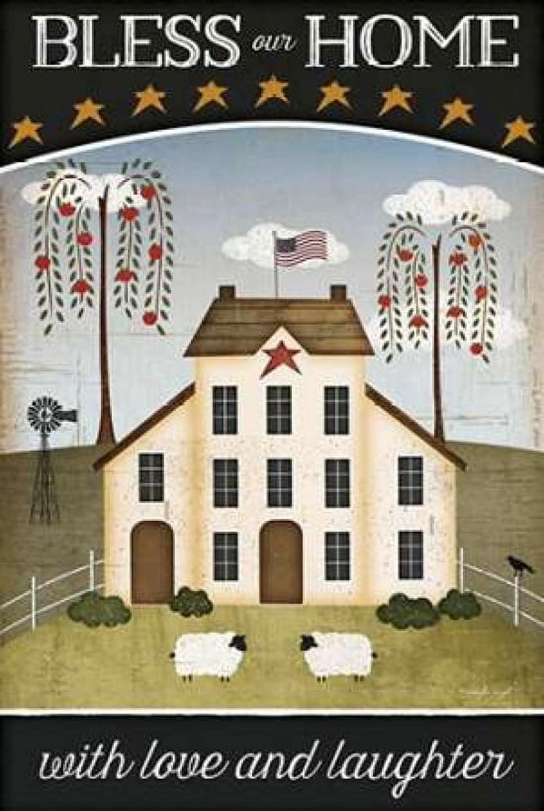 Bless Our Home Canvas Art - Jennifer Pugh (12 x 18)