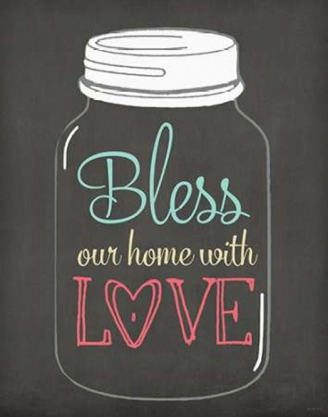 Bless Our Home Canvas Art - Jo Moulton (22 x 28)