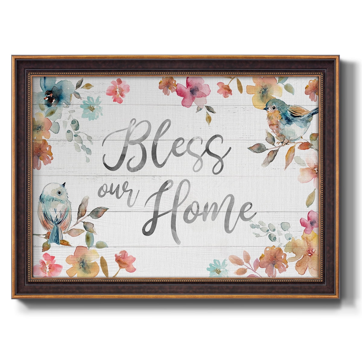 Bless Our Home Premium Framed Canvas- Ready to Hang