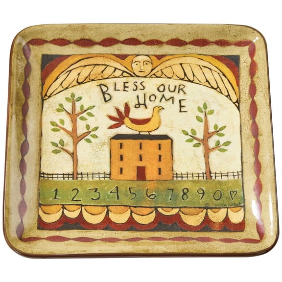 Bless Our Home Salad Plates - Set of 4 - Park Designs
