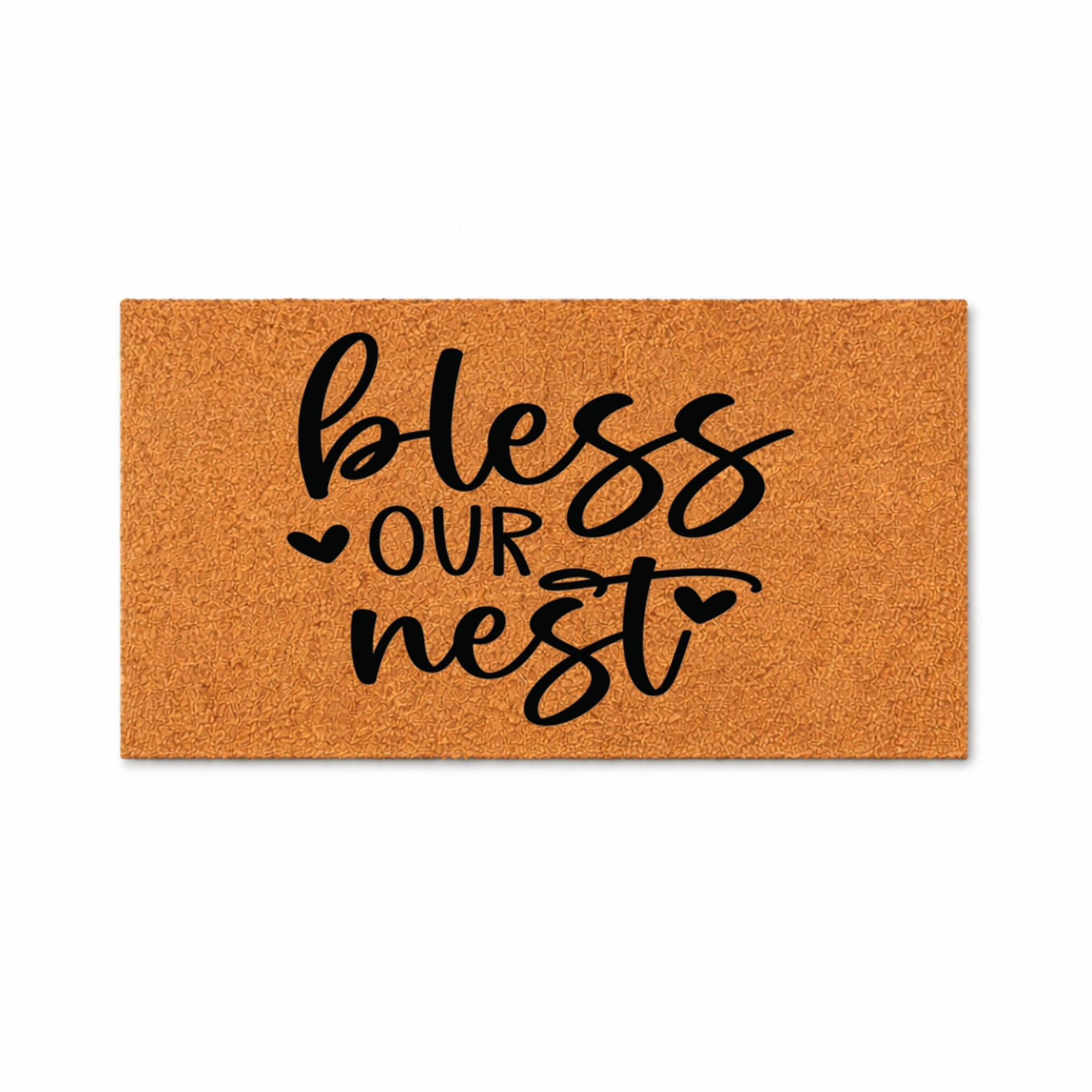Bless Our Nest, Doormat - Brown Coir PVC Outdoor Doormat (24x72 inches) 4239