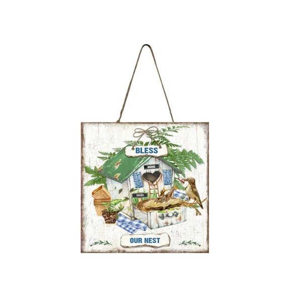 Bless Our Nest Handmade Wood Mini Small Sign
