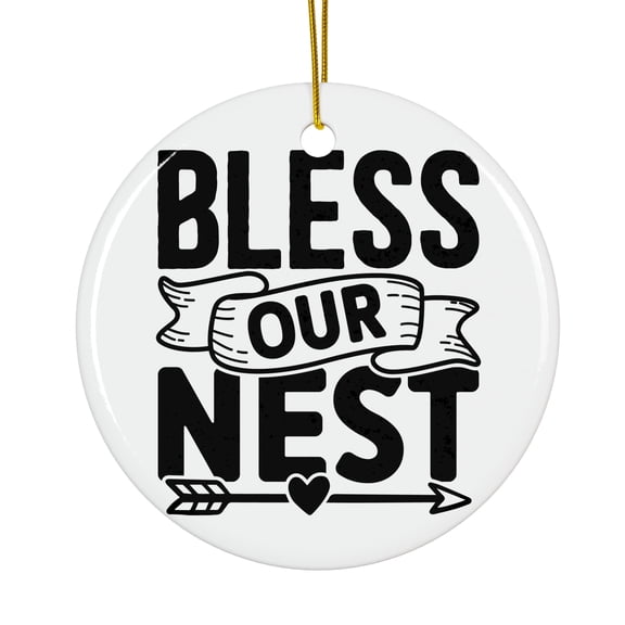 Bless Our Nest Magical Season Treasure For Gifts And Surprises Hanging Round Ornament