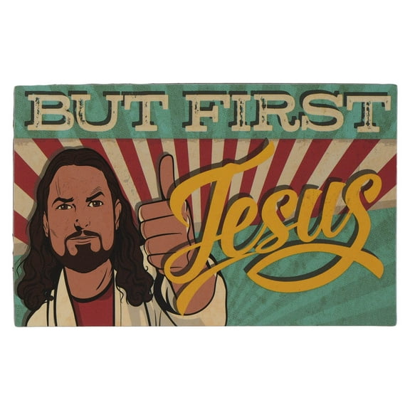 Bless Your Soul Funny Magnets for Magnetic Dry Erase Board, Mini Fridge, Home Office Decor Dorm Refrigerator Locker Accessories and Decorations, But First Jesus Retro Vintage