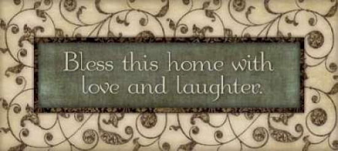Bless This Home Canvas Art - Stephanie Marrott (24 x 48)