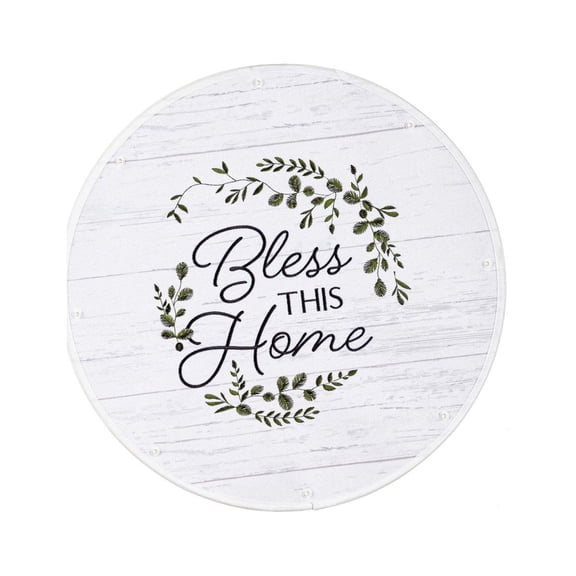 Bless This Home Sassafras Switchable Door Dcor Insert