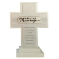 thumbnail image 1 of Bless This Marriage, Tabletop Cross, 1 of 1
