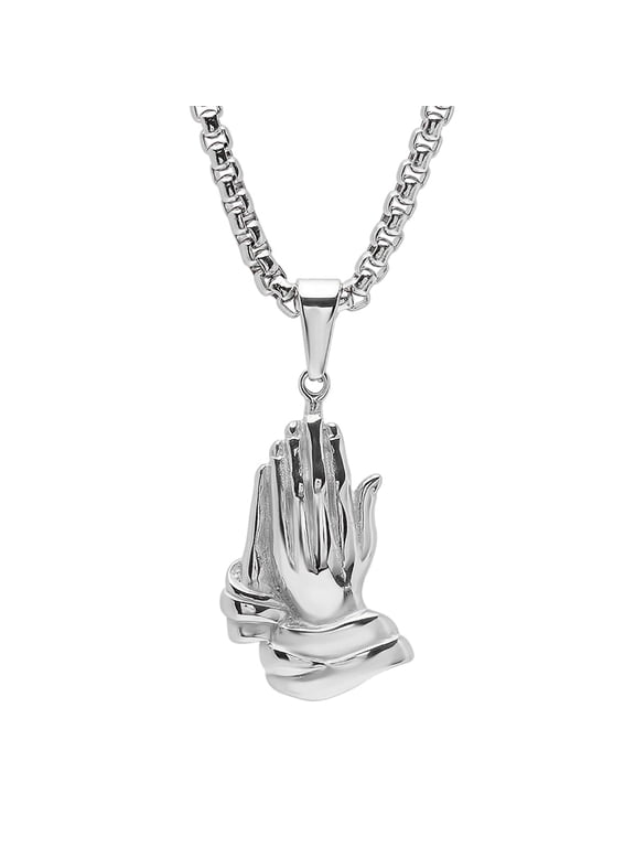 Bless Up Prayer Hands Pendant