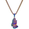 thumbnail image 1 of Bless Up Prayer Hands Pendant, 1 of 4