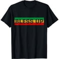 thumbnail image 1 of Bless Up Reggae Music Rasta T-Shirt, 1 of 5