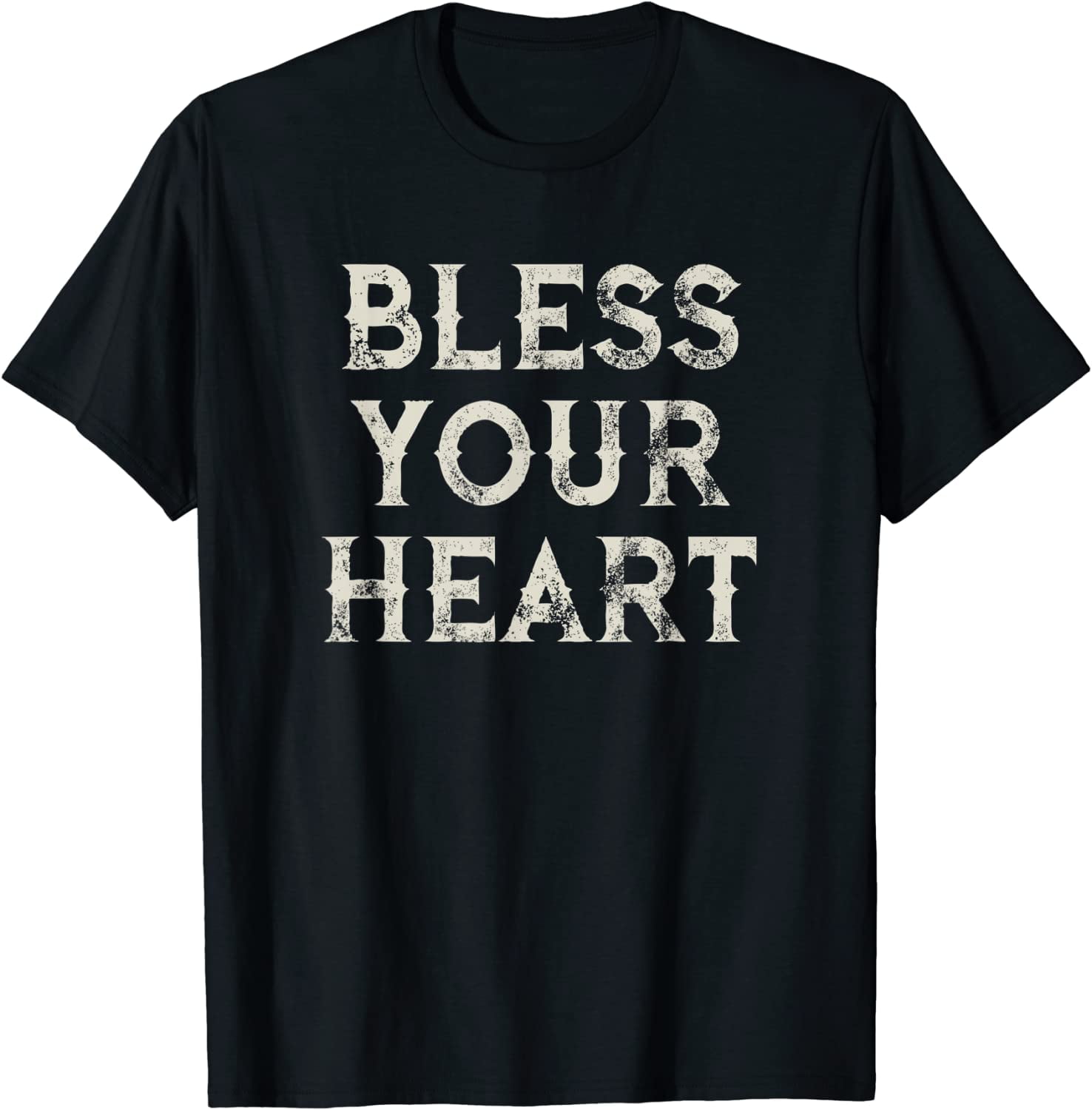 Bless Your Heart Funny Southern Slang T-Shirt Casual Short Sleeve
