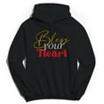 thumbnail image 1 of Bless Your Heart Humor Graphic Black Men's Crewneck Sweatshirt Hoodie, 1 of 1