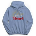 thumbnail image 1 of Bless Your Heart Humor Graphic Light Blue Men's Crewneck Sweatshirt Hoodie, 1 of 1