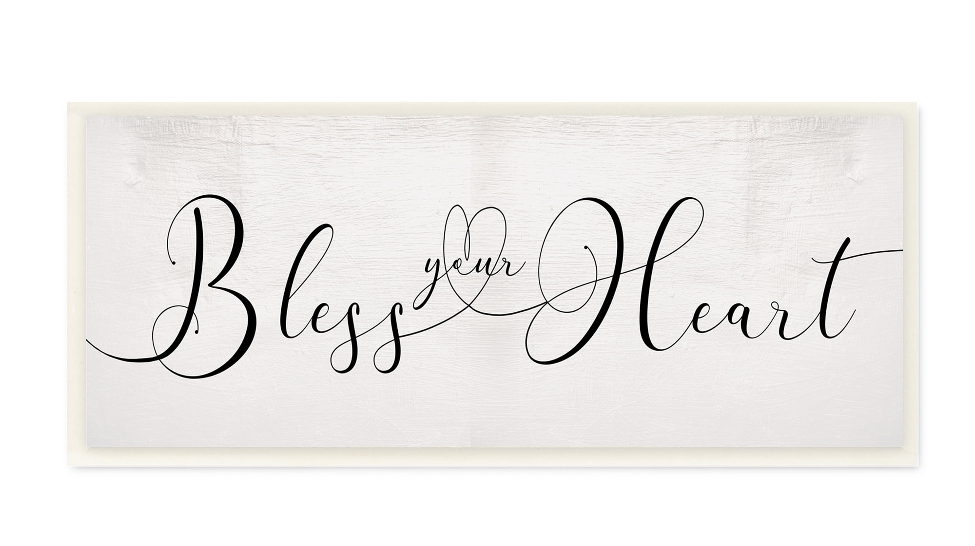 Bless Your Heart Phrase Charming Southern Quote 17 in x 7 in Framed Drawing Art Print, by Stupell Home Décor