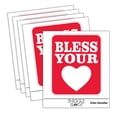 thumbnail image 1 of Bless Your Heart Southern Car Window Bumper Water Bottle Phone Tablet Laptop Waterproof Vinyl Decal Sticker Set 5-Pack - Gloss Finish - 4.0", 1 of 7