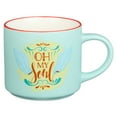 thumbnail image 1 of Bless Your Soul XL Blue Coffee Mug Oh My Soul, Funny Birthday Gifts for Women, Mom, Retro-Inspired Designs - 15oz Cup, 1 of 4