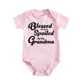 thumbnail image 1 of Bless by God Spoiled by My Grandma - Baby Clothes - Funny Newborn Bodysuit Outfits for Boys And Girls Medium Pink-style-1 9-12M, 1 of 4