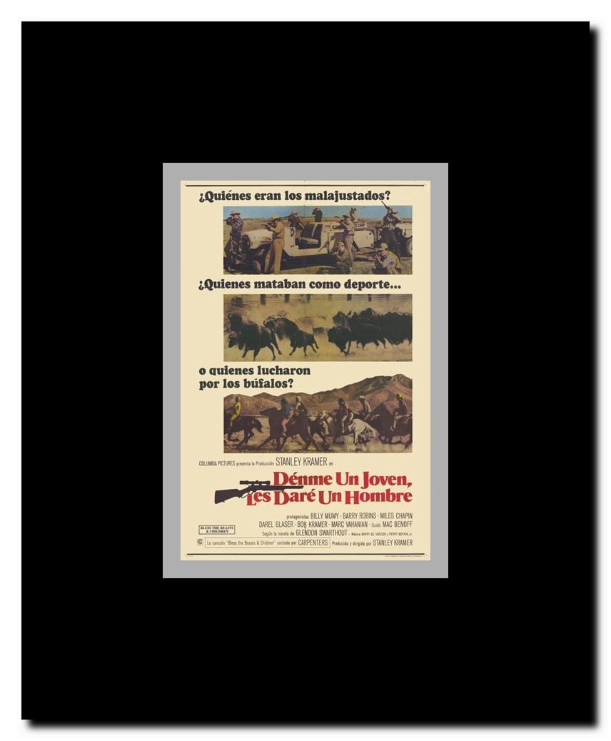 Bless the Beasts and Children Framed Movie Poster