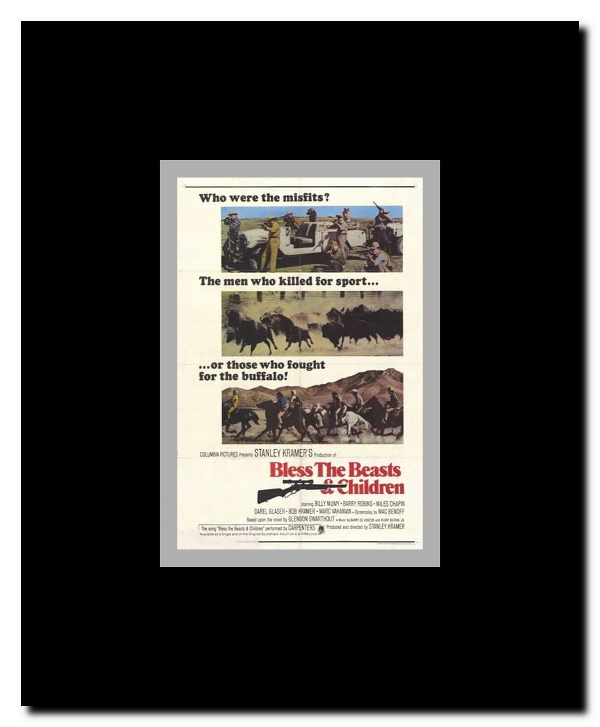 Bless the Beasts and Children Framed Movie Poster