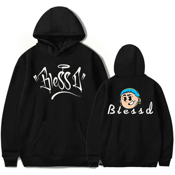 Blessd Merch Hoodies Men Women Fashion Casual Tops Long Sleeve Sweatshirt