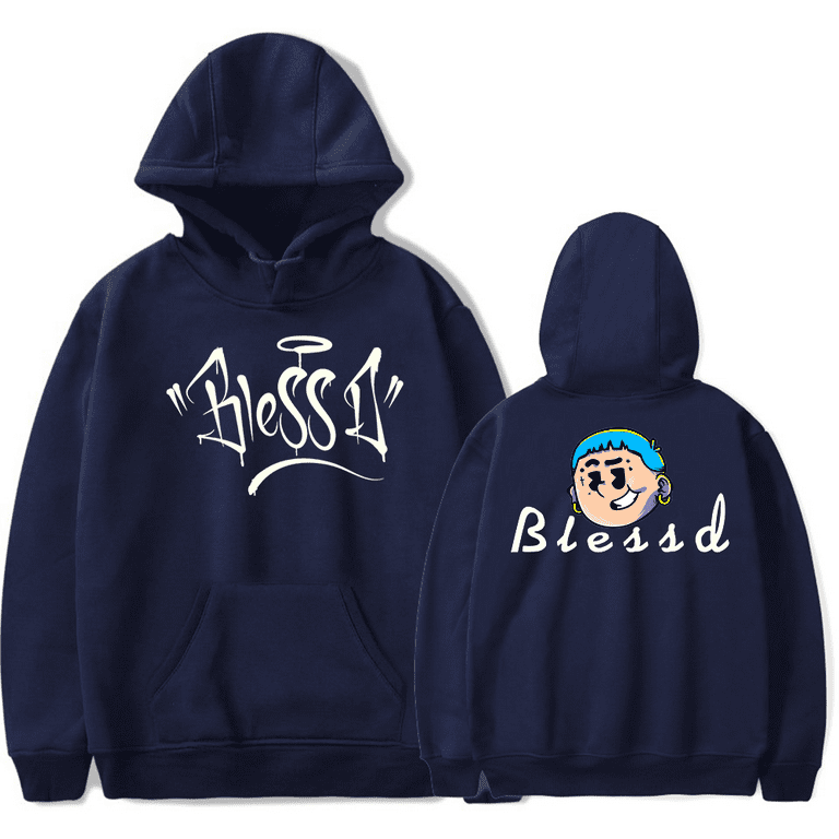 Blessd Merch Hoodies Men Women Fashion Casual Tops Long Sleeve Sweatshirt Walmart