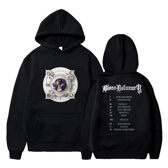 Blessd Rapper Hoodies BlessDeluxury Album Merch Pullovers Women Men Fashion Casual HipHop Streetwear Sweatshirts