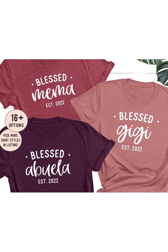 Blessed Abuela Shirt Mema Shirts Blessed Gigi Gigi T Shirt Personalized Mother 39 s Day Gi