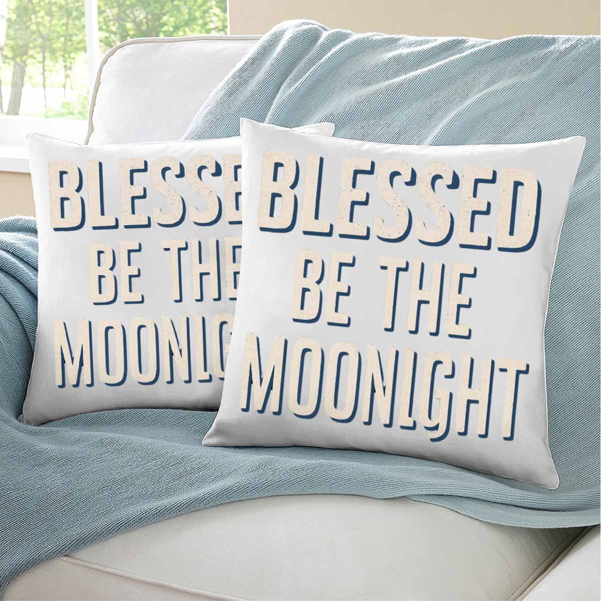 Blessed Be the Moonlight For A Ghost Hunter Ghost Hunting Sweapillow case