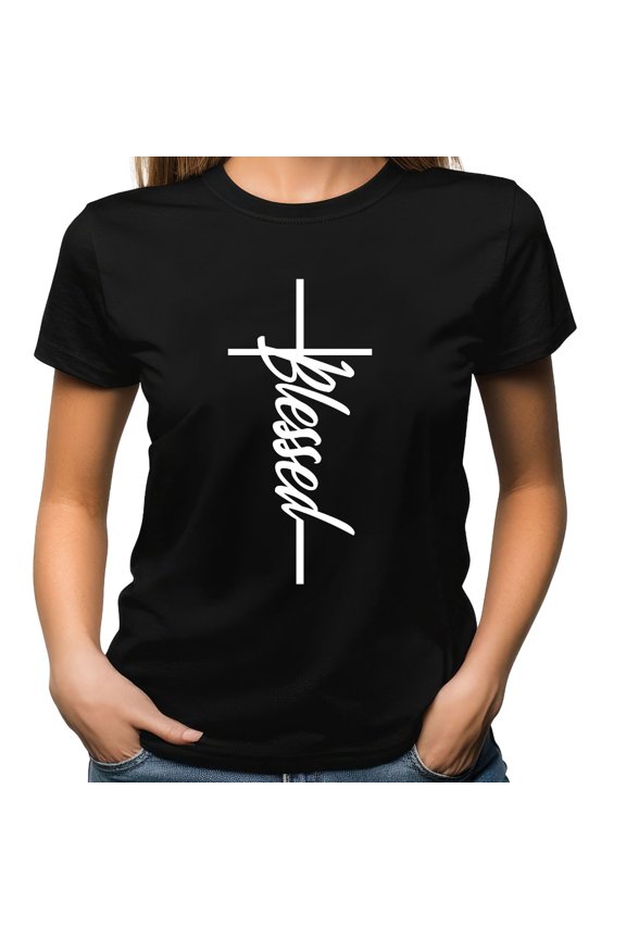 Blessed Bella Canvas Relaxed Fit Women's Shirt-Women's Large