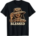 thumbnail image 1 of Blessed Black Cowgirl Western Christian Woman T-Shirt, 1 of 5