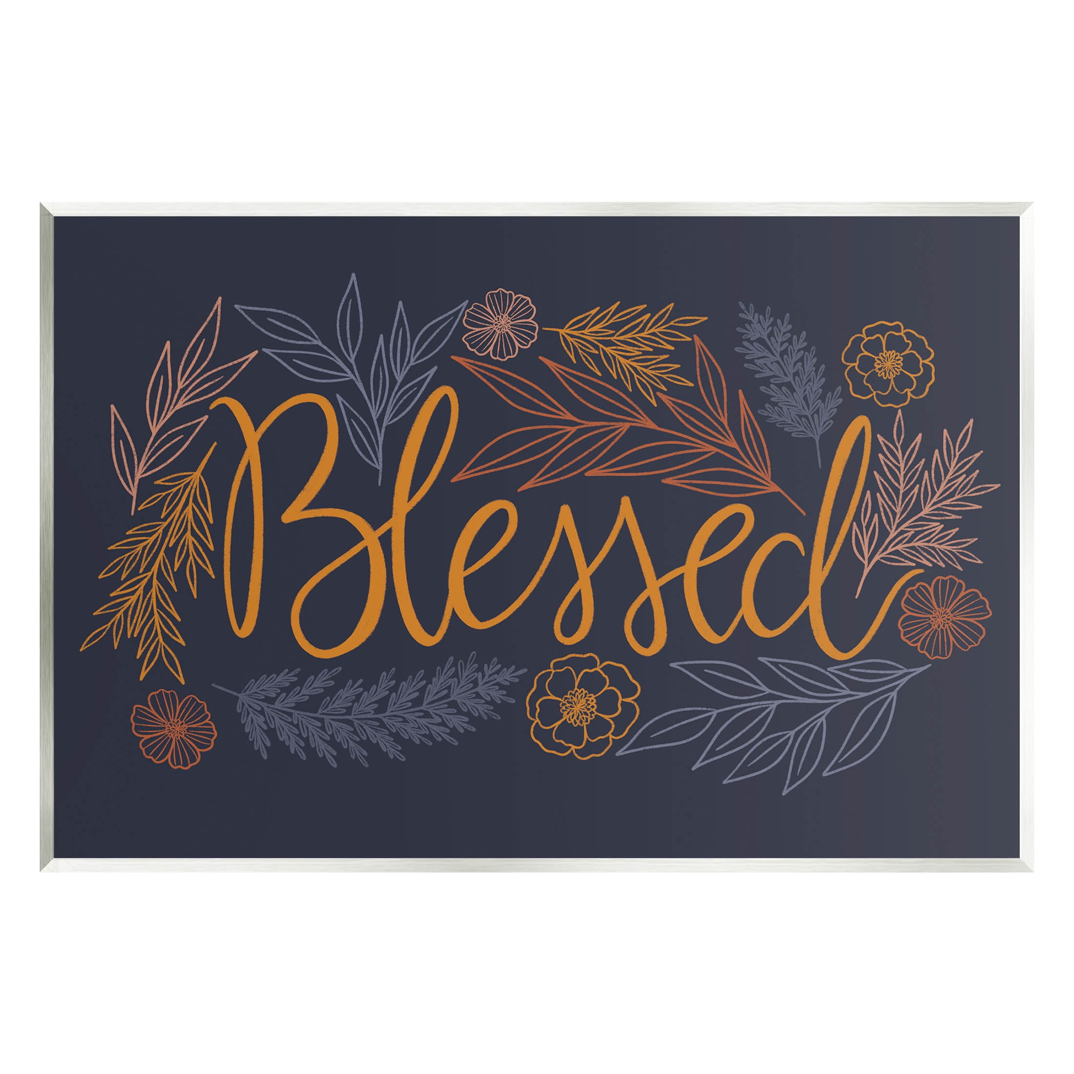 Blessed Botanical Herb Flowers Botanical & Floral Graphic Art Unframed Art Print Wall Art
