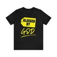 thumbnail image 1 of DJH Apparel | Blessed By God Christian Inspirational Unisex T-Shirt, 1 of 7