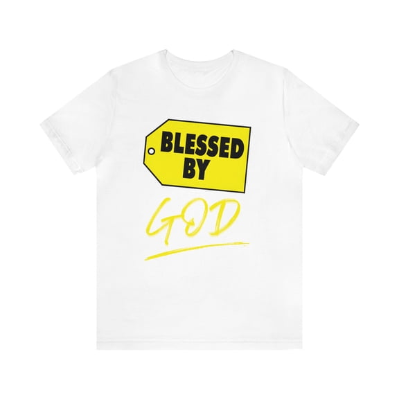 DJH Apparel | Blessed By God Christian Inspirational Unisex T-Shirt