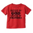 thumbnail image 1 of Blessed By God Spoiled By Grandma Toddler Boy Girl T Shirt Infant Toddler Brisco Brands 2T, 1 of 6
