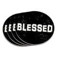 thumbnail image 1 of Blessed Christian Religious Inspirational Coaster Set, 1 of 1