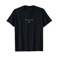 thumbnail image 1 of Blessed Cross Subtle Christian Minimalist Religious Faith T-Shirt, 1 of 5