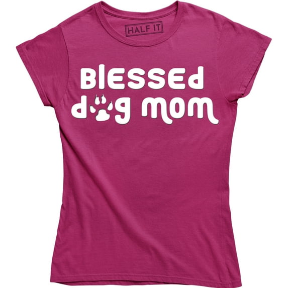 Blessed Dog Mom Funny Poppy Mother Furry Animal Friend Lover Women T-Shirt