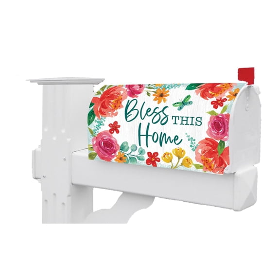 Custom Decor Mailbox Makeover - Blessed Floral, 6.5" x 19"
