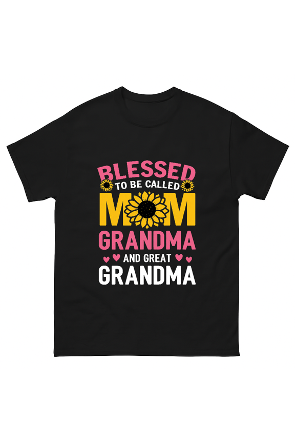 Blessed Generations Mom Grandma Great Grandma Family V16205 Unisex T-Shirt