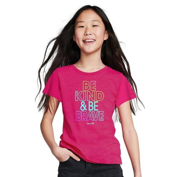 Blessed Girl Kids T-Shirt Be Kind & Be Brave