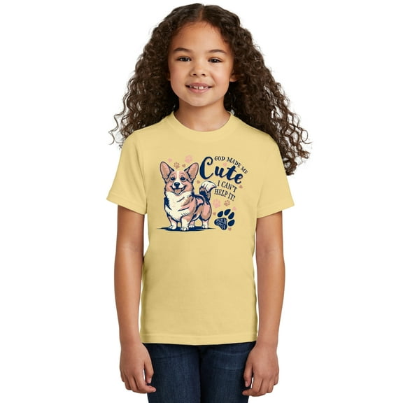 Blessed Girl Kids T-Shirt God Made Me Cute